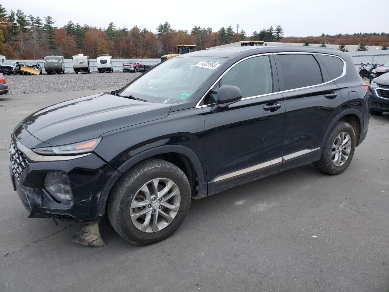 Изображение 1 2019 HYUNDAI SANTA FE SE 2019 с VIN 5NMS2CADXKH085146