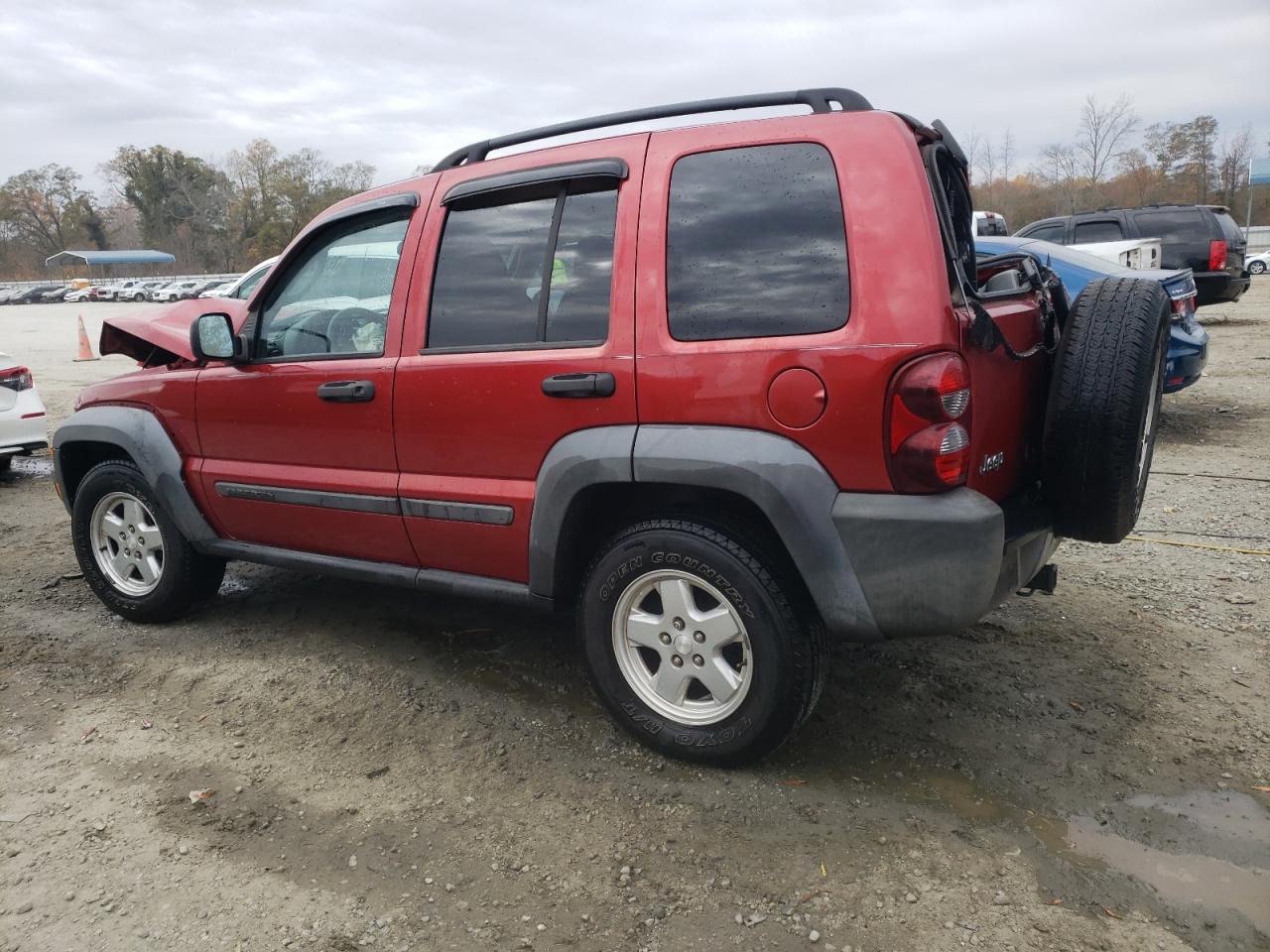 Image 2 of 2007 JEEP LIBERTY SPORT 2007 with VIN 1J4GK48K07W541539