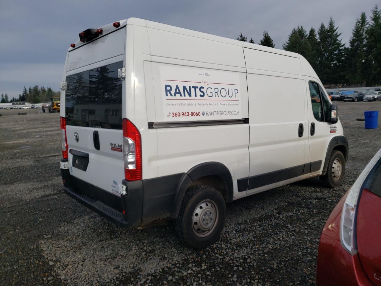 Image 3 of 2020 RAM PROMASTER 2500 2500 HIGH 2020 with VIN 3C6TRVCG7LE131261