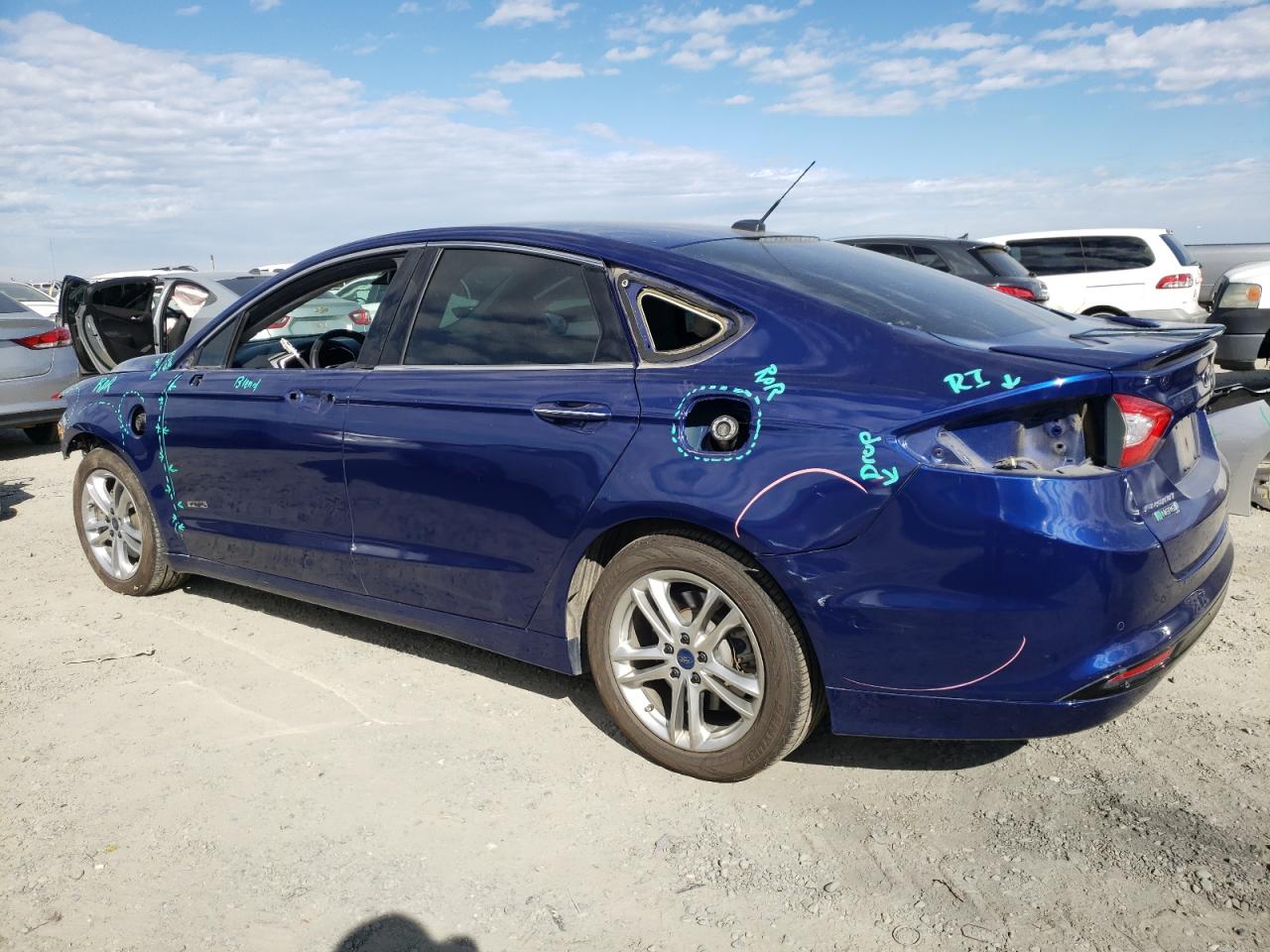 Image 2 of 2016 FORD FUSION TITANIUM PHEV 2016 with VIN 3FA6P0SU5GR329606