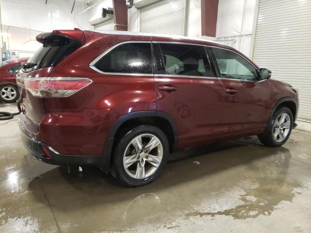 Image 3 of 2015 TOYOTA HIGHLANDER LIMITED 2015 with VIN 5TDDKRFH2FS162957
