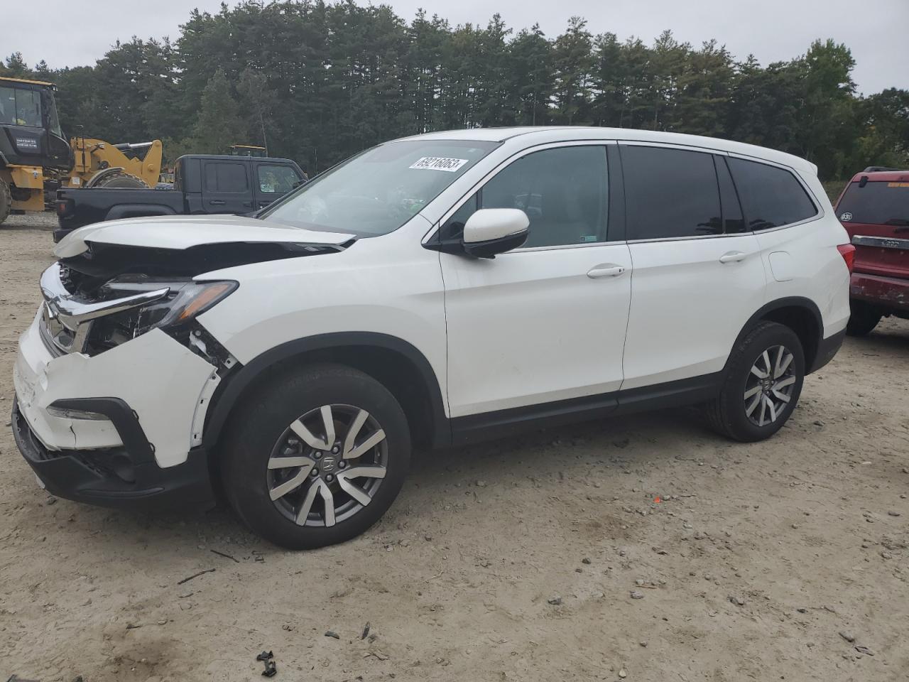Image 1 of 2022 HONDA PILOT EXL 2022 with VIN 5FNYF6H53NB021180