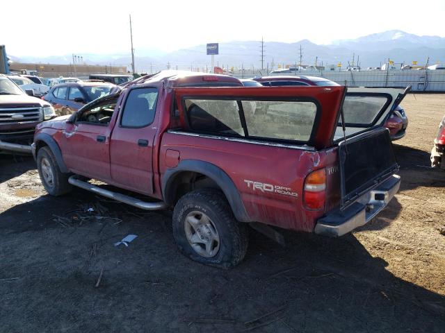 Изображение 2 2003 TOYOTA TACOMA DOUBLE CAB 2003 с VIN 5TEHN72N73Z299528