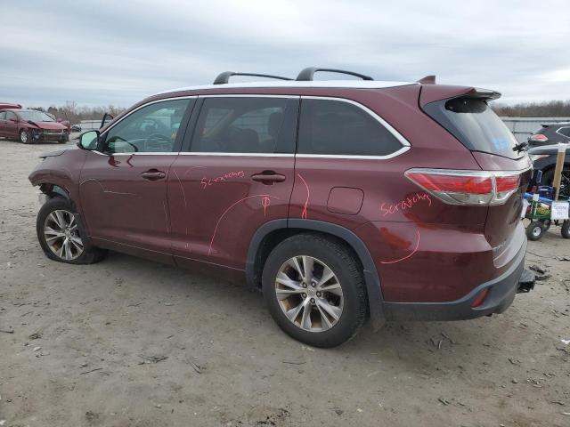 Изображение 2 2014 TOYOTA HIGHLANDER XLE 2014 с VIN 5TDJKRFH4ES012236