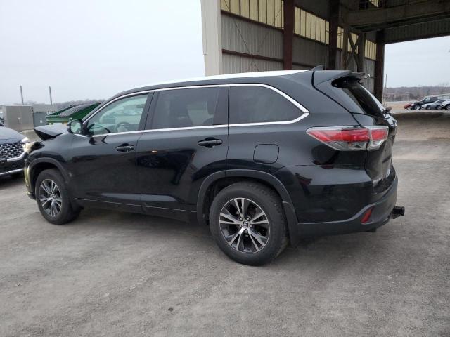 Image 2 of 2016 TOYOTA HIGHLANDER XLE 2016 with VIN 5TDJKRFH6GS302674