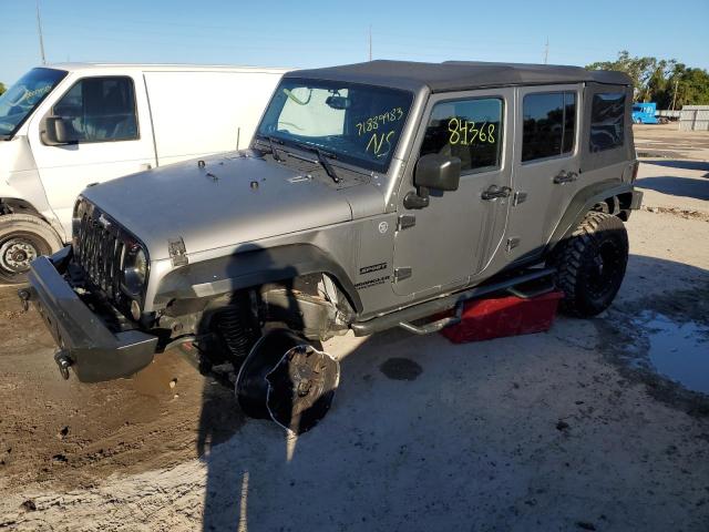 Image 1 of Jeep Wrangler Unlimited Sport 2014 with VIN 1C4BJWDG2EL156160