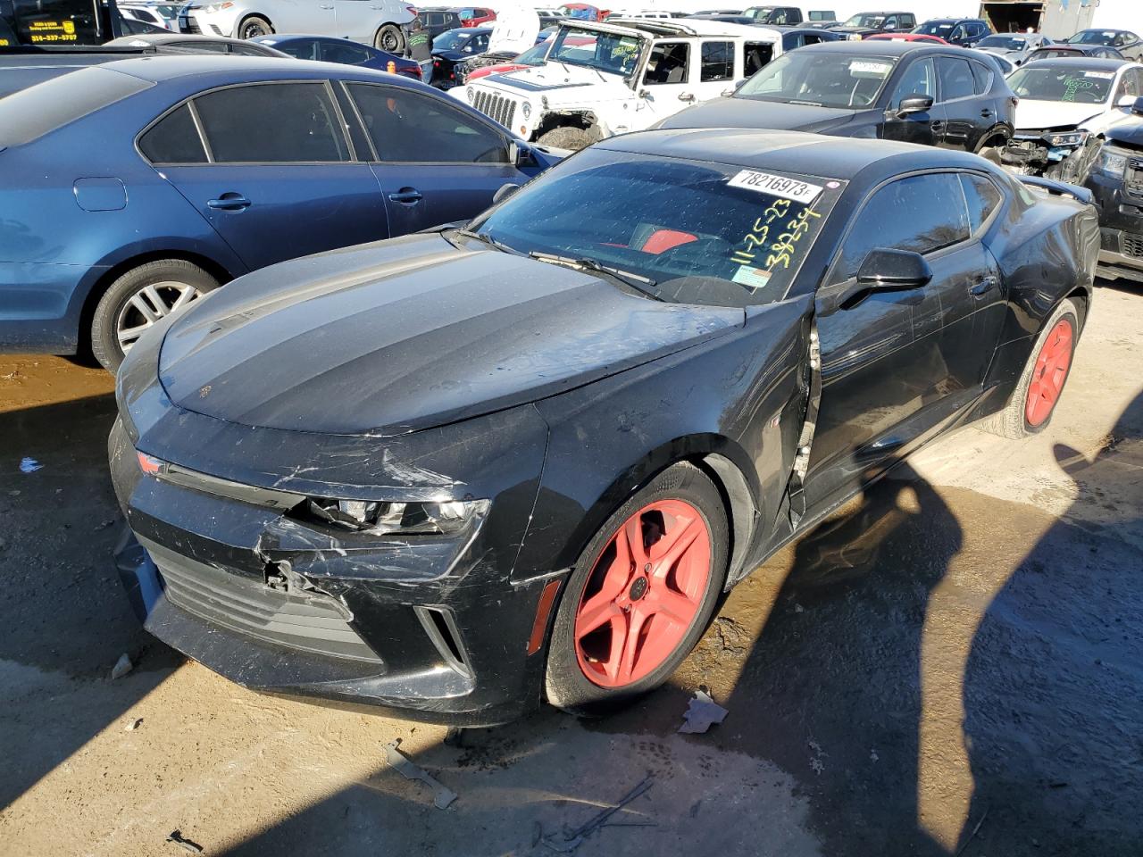 Image 1 of 2016 CHEVROLET CAMARO LT 2016 with VIN 1G1FD1RS1G0150727