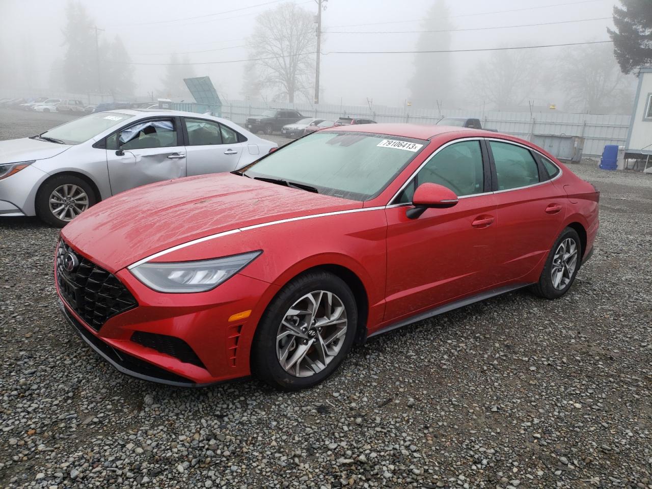 Image 1 of 2021 HYUNDAI SONATA SEL 2021 with VIN KMHL64JA3MA153235