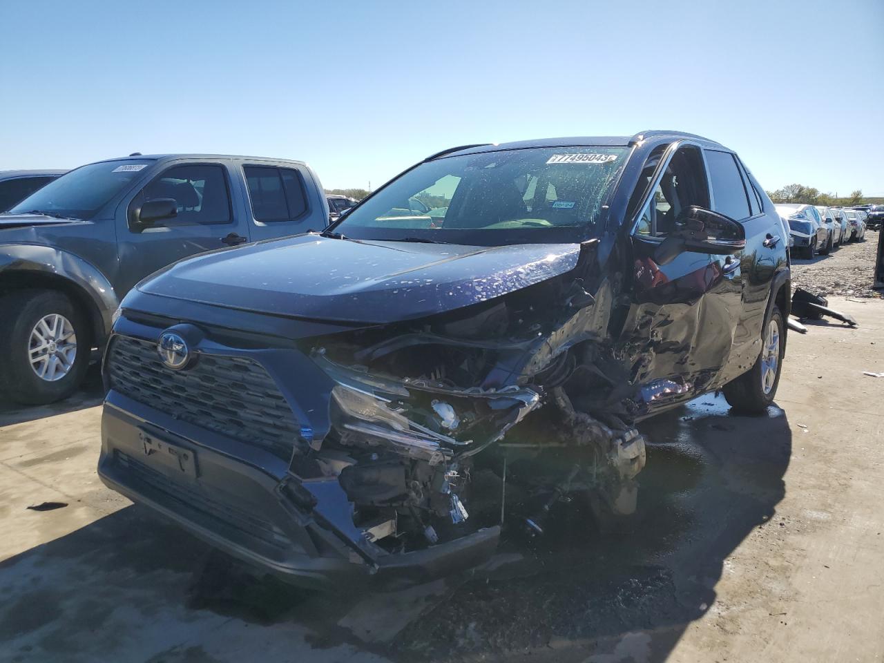 Image 1 of 2019 TOYOTA RAV4 XLE 2019 with VIN JTMRWRFV1KD017642
