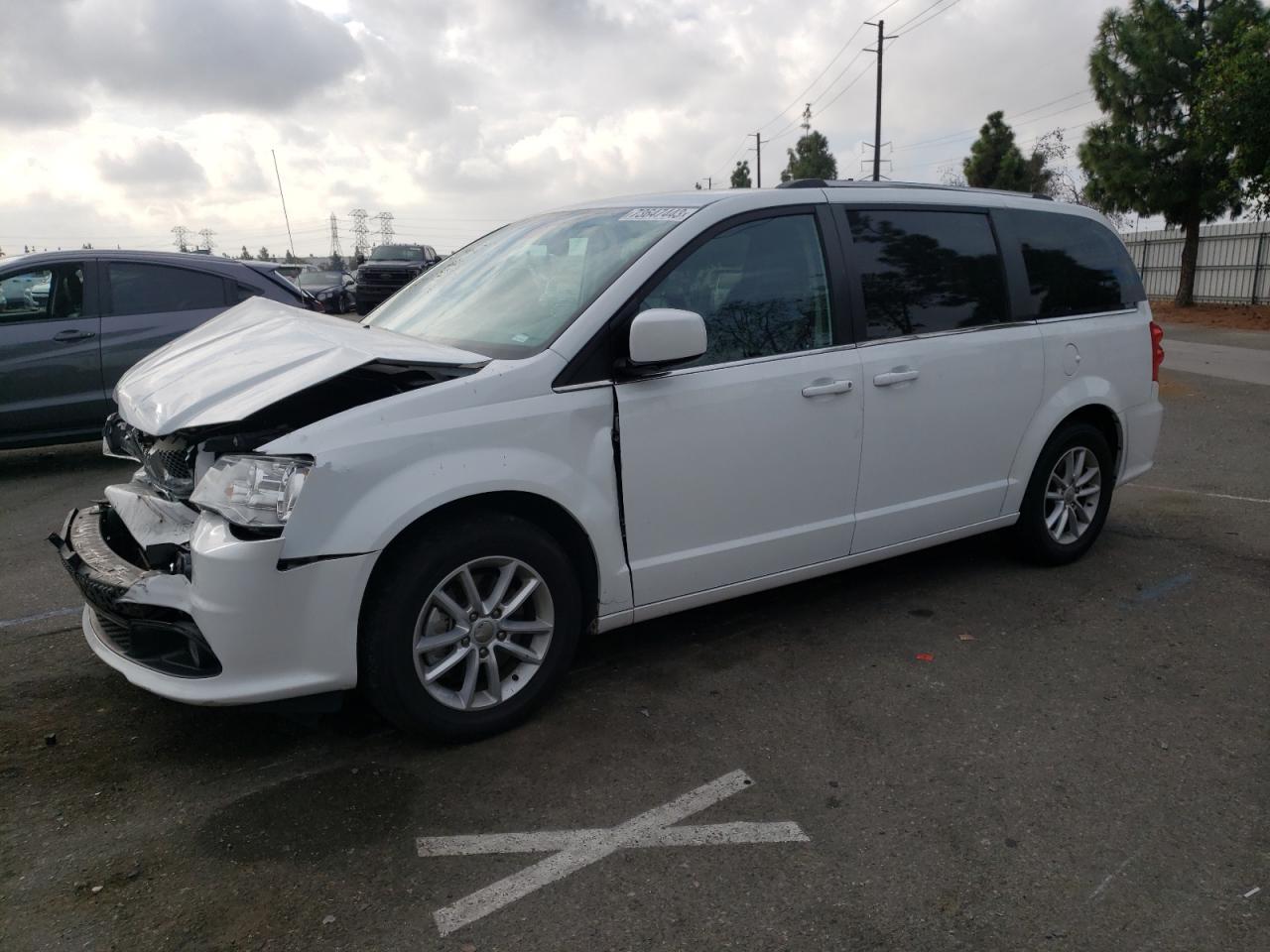 Image 1 of 2019 DODGE GRAND CARAVAN SXT 2019 with VIN 2C4RDGCG2KR755799