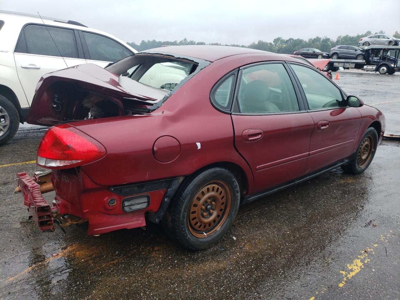 Image 3 of 2006 FORD TAURUS SEL 2006 with VIN 1FAFP56U16A239658