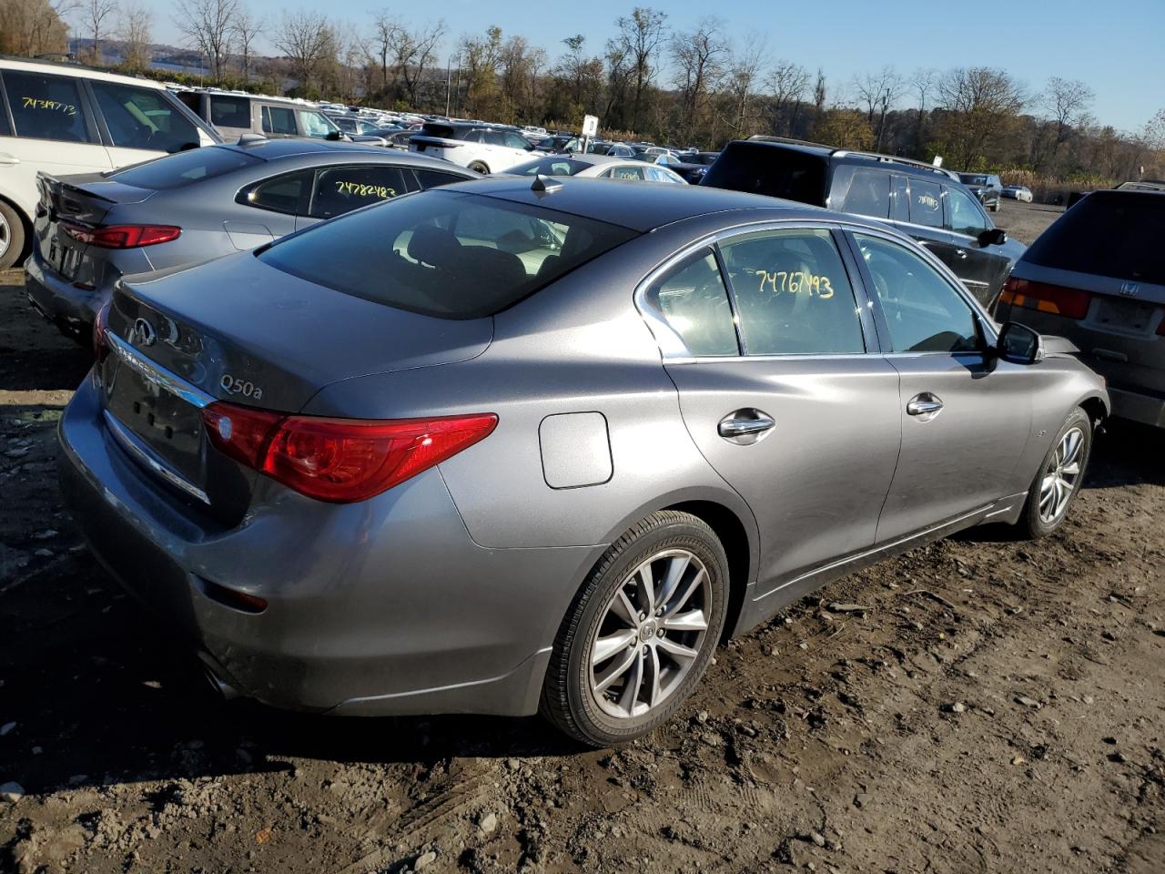 Image 3 of 2015 INFINITI Q50 BASE 2015 with VIN JN1BV7AR1FM392362