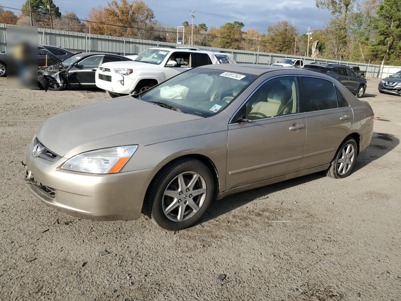 Image 1 of 2003 HONDA ACCORD EX 2003 with VIN 1HGCM665X3A071455
