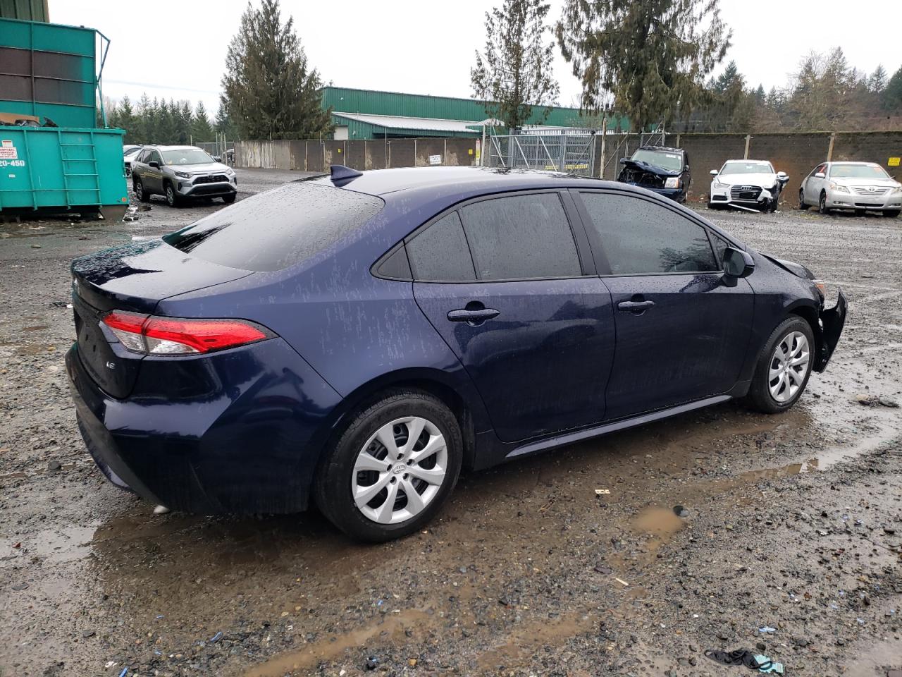 Image 3 of 2022 TOYOTA COROLLA LE 2022 with VIN 5YFEPMAE3NP324723