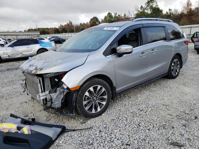 Image 1 of 2022 HONDA ODYSSEY EXL 2022 with VIN 5FNRL6H77NB051796
