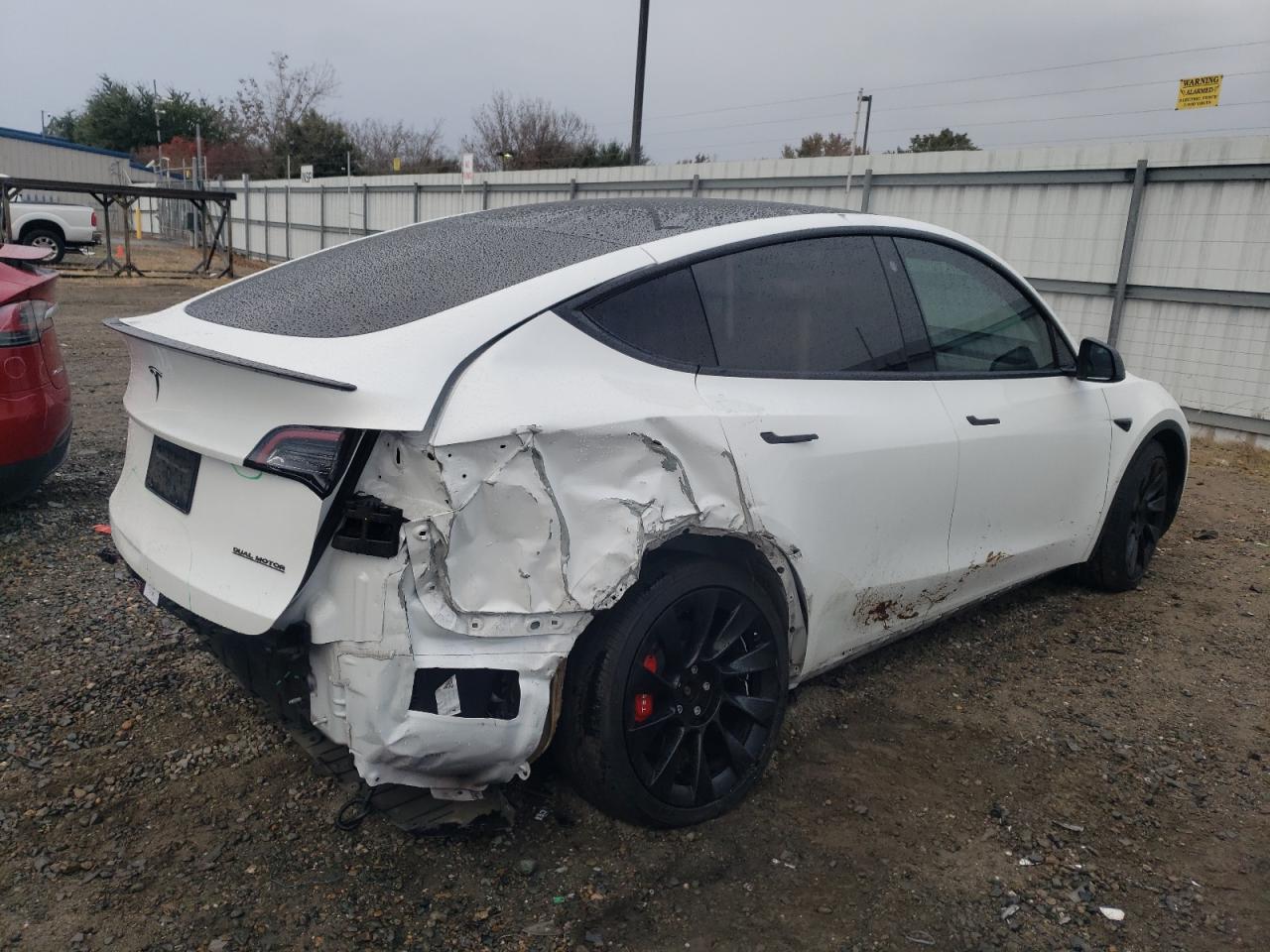 Image 3 of 2021 TESLA MODEL Y  2021 with VIN 5YJYGAEEXMF282308