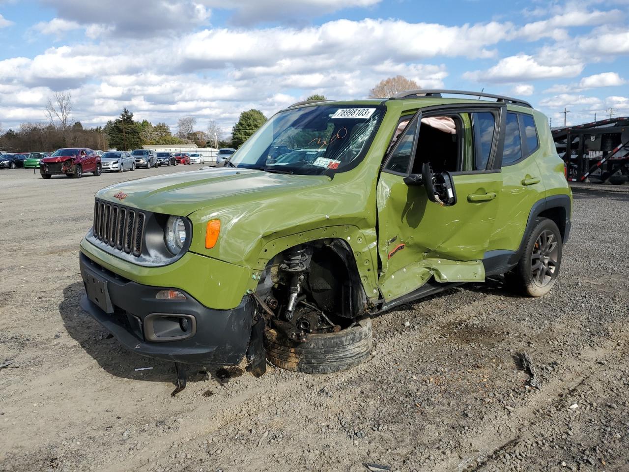 Obraz 1 z 2016 JEEP RENEGADE LATITUDE 2016 z VIN ZACCJBBT2GPE16844