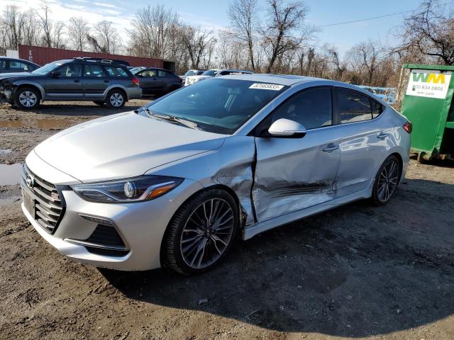 Image 1 of 2018 HYUNDAI ELANTRA SPORT 2018 with VIN KMHD04LB3JU542267