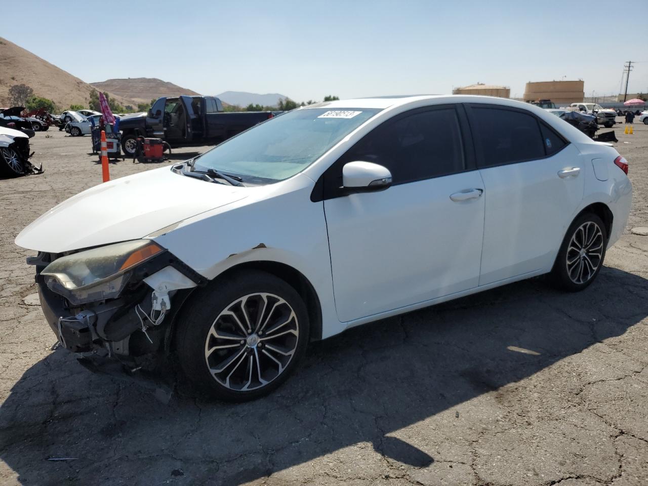 Image 1 of 2014 TOYOTA COROLLA L 2014 with VIN 5YFBURHE8EP091825