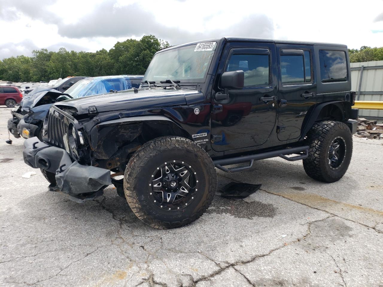 Image 1 of 2017 JEEP WRANGLER UNLIMITED SPORT 2017 with VIN 1C4BJWDG5HL532497