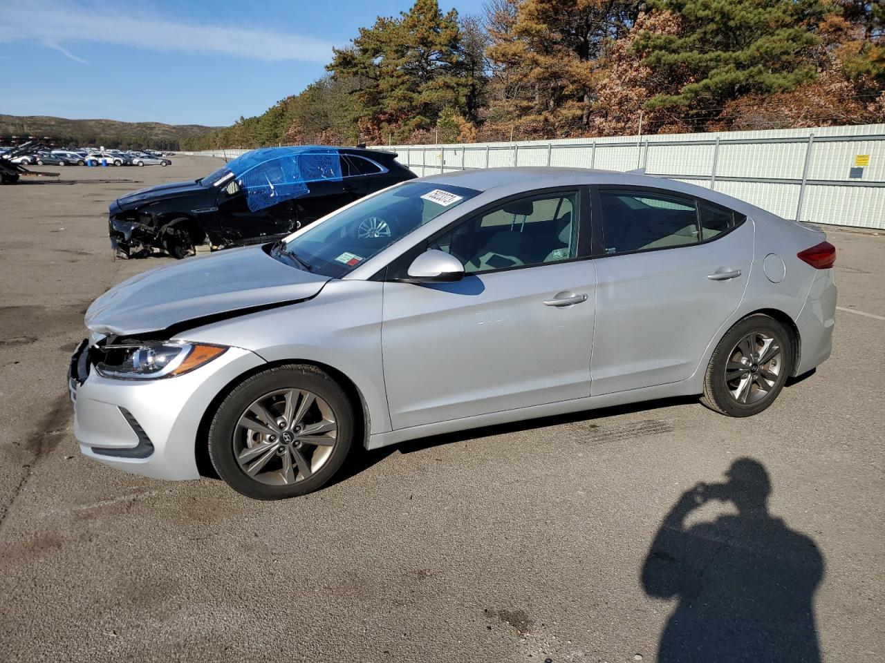 Image 1 of 2018 HYUNDAI ELANTRA SEL 2018 with VIN 5NPD84LF8JH401446