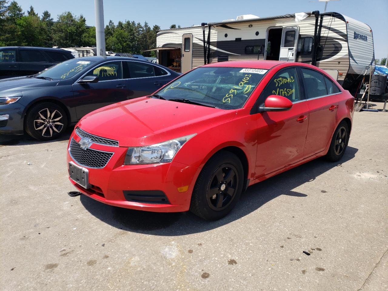 Image 1 of 2014 CHEVROLET CRUZE LT 2014 with VIN 1G1PC5SBXE7189930