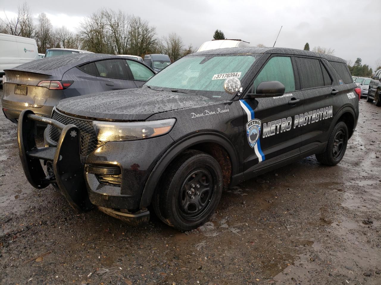Obraz 1 z 2021 FORD EXPLORER POLICE INTERCEPTOR 2021 z VIN 1FM5K8AB7MGA19880