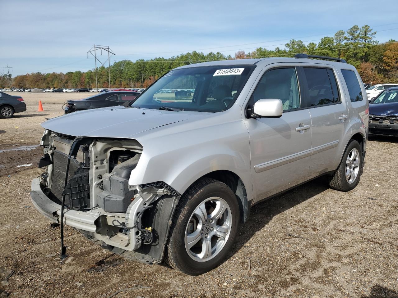 Изображение 2012 HONDA PILOT EX 2012