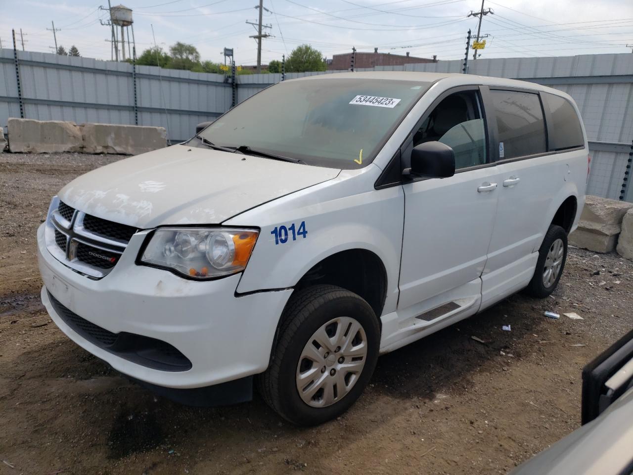 Изображение 1 2018 DODGE GRAND CARAVAN SE 2018 с VIN 2C4RDGBG1JR160474