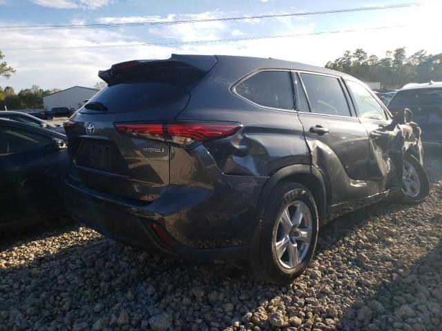 Изображение 3 2022 TOYOTA HIGHLANDER HYBRID LE 2022 с VIN 5TDBBRCH6NS552776