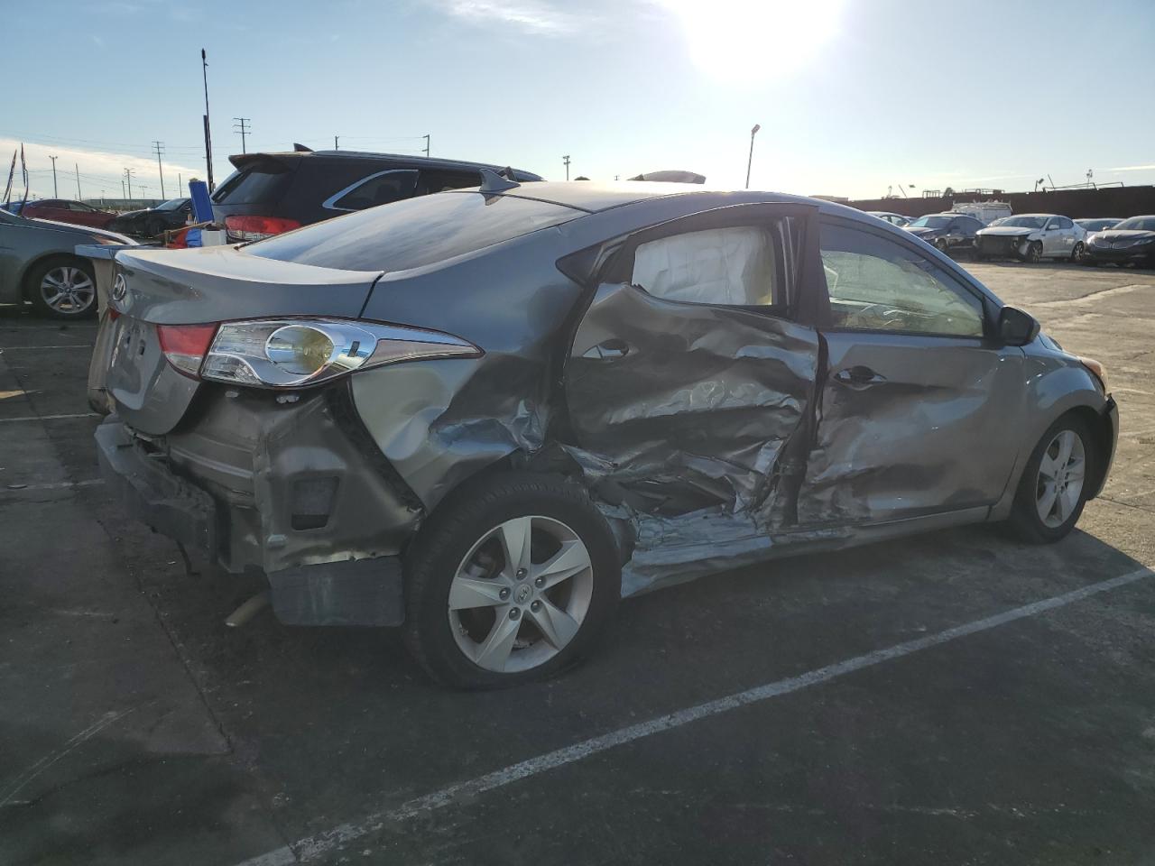 Image 3 of 2012 HYUNDAI ELANTRA GLS 2012 with VIN KMHDH4AE5CU179172