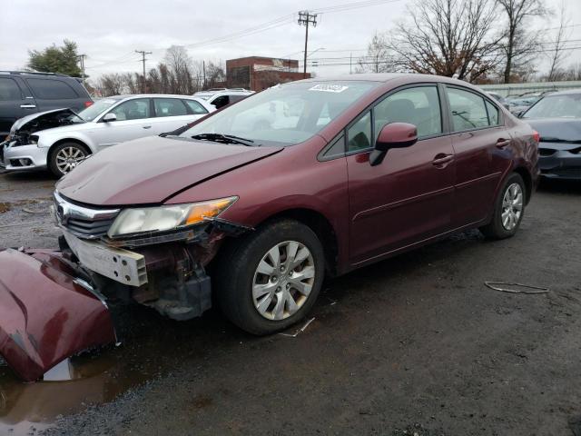 Image 1 of 2012 HONDA CIVIC LX 2012 with VIN 2HGFB2F50CH543742