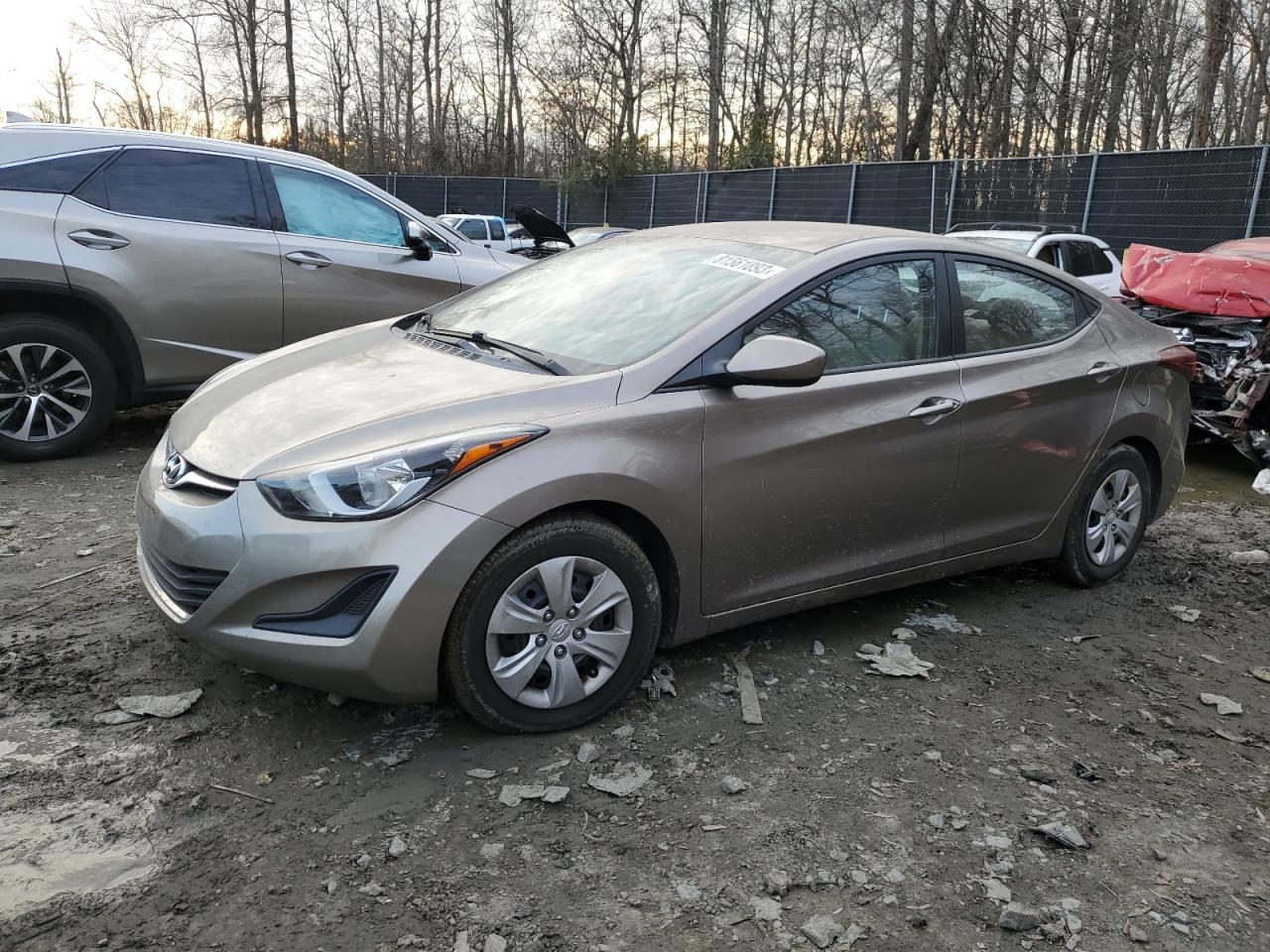 Image 1 of 2016 HYUNDAI ELANTRA SE 2016 with VIN 5NPDH4AEXGH685343