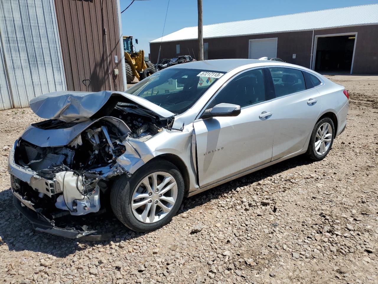 Image 1 of 2017 CHEVROLET MALIBU LT 2017 with VIN 1G1ZE5ST9HF205993
