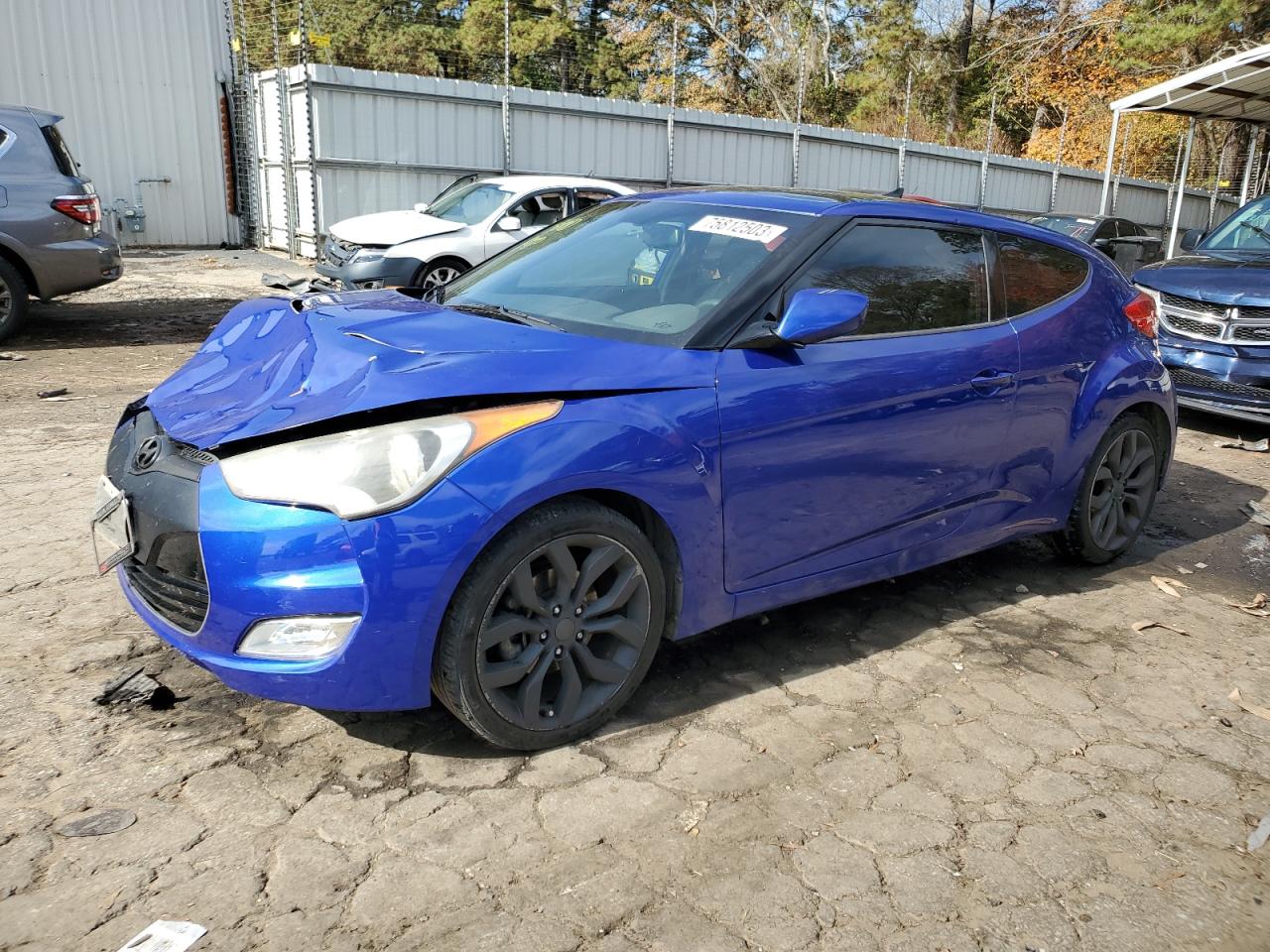 Image 1 of 2013 HYUNDAI VELOSTER  2013 with VIN KMHTC6ADXDU111514