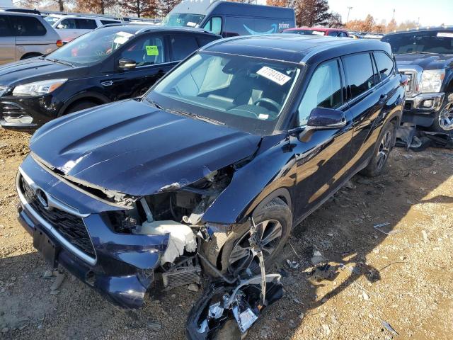 Image 1 of 2020 TOYOTA HIGHLANDER XLE 2020 with VIN 5TDGZRBH1LS509253