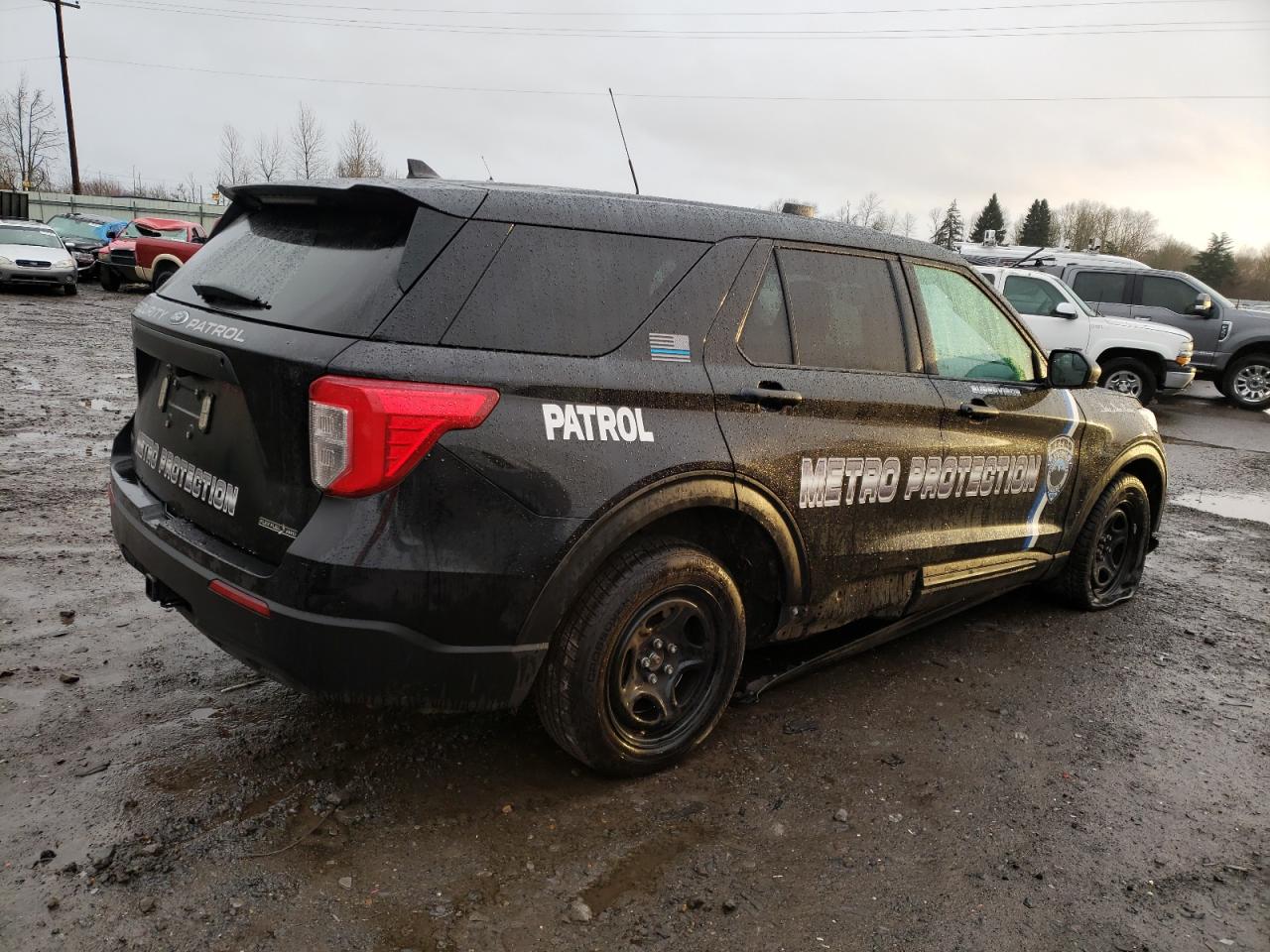 Obraz 3 z 2021 FORD EXPLORER POLICE INTERCEPTOR 2021 z VIN 1FM5K8AB7MGA19880
