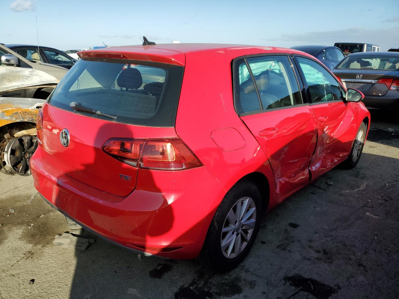 Изображение 3 2015 VOLKSWAGEN GOLF  2015 с VIN 3VW217AU3FM022223