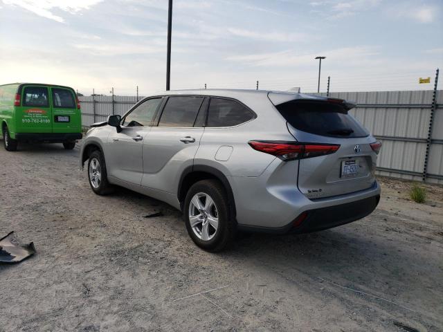 Image 2 of 2021 TOYOTA HIGHLANDER HYBRID LE 2021 with VIN 5TDBBRCH3MS058552