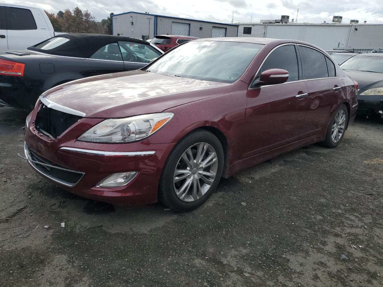 Image 1 of 2012 HYUNDAI GENESIS 3.8L 2012 with VIN KMHGC4DD2CU173330
