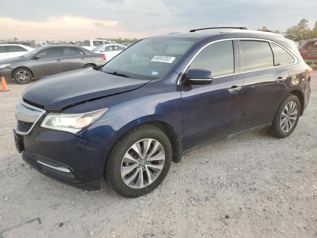 Image 1 of 2016 ACURA MDX TECHNOLOGY 2016 with VIN 5FRYD3H41GB013303