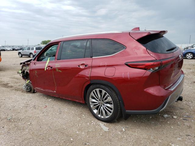 Изображение 2 2022 TOYOTA HIGHLANDER HYBRID PLATINUM 2022 с VIN 5TDEBRCH2NS090035