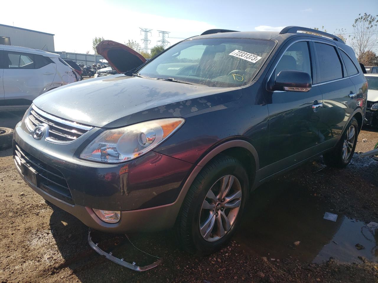 Image 1 of 2012 HYUNDAI VERACRUZ GLS 2012 with VIN KM8NU4CC9CU195855