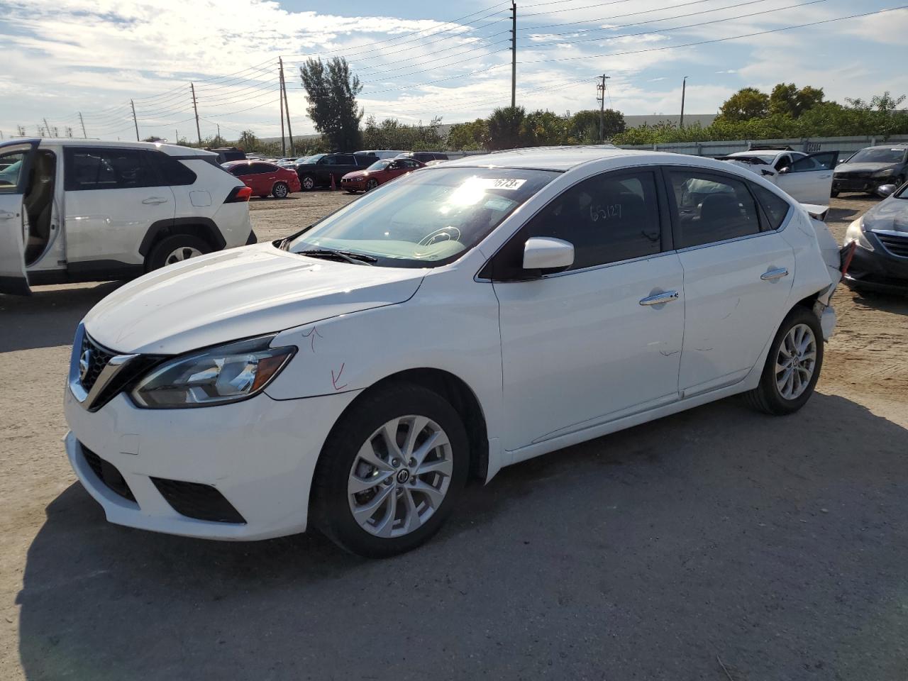 Image 1 of 2019 NISSAN SENTRA S 2019 with VIN 3N1AB7AP1KY203493