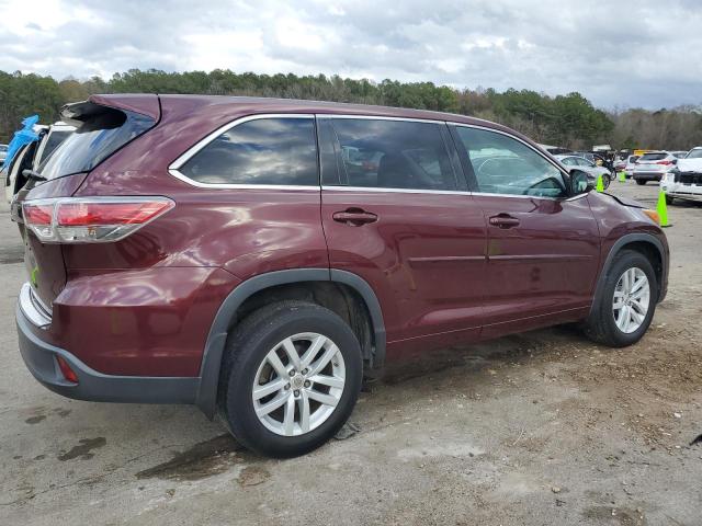 Image 3 of 2015 TOYOTA HIGHLANDER LE 2015 with VIN 5TDZARFH3FS015085