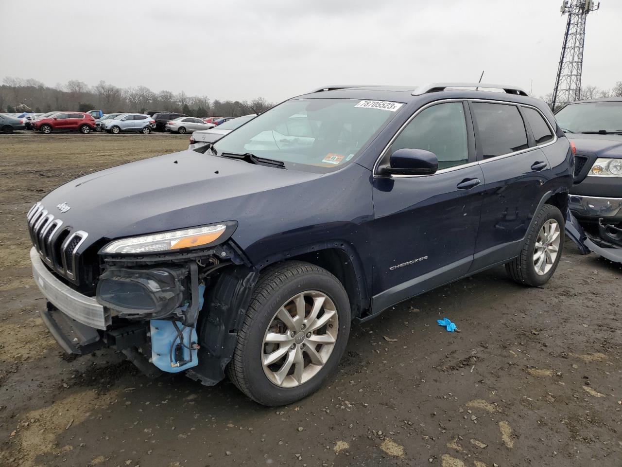 Image 1 of 2014 JEEP CHEROKEE LIMITED 2014 with VIN 1C4PJMDS6EW156448