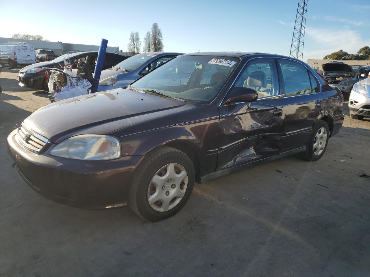 Изображение 1 2000 HONDA CIVIC EX 2000 с VIN 1HGEJ8644YL023952