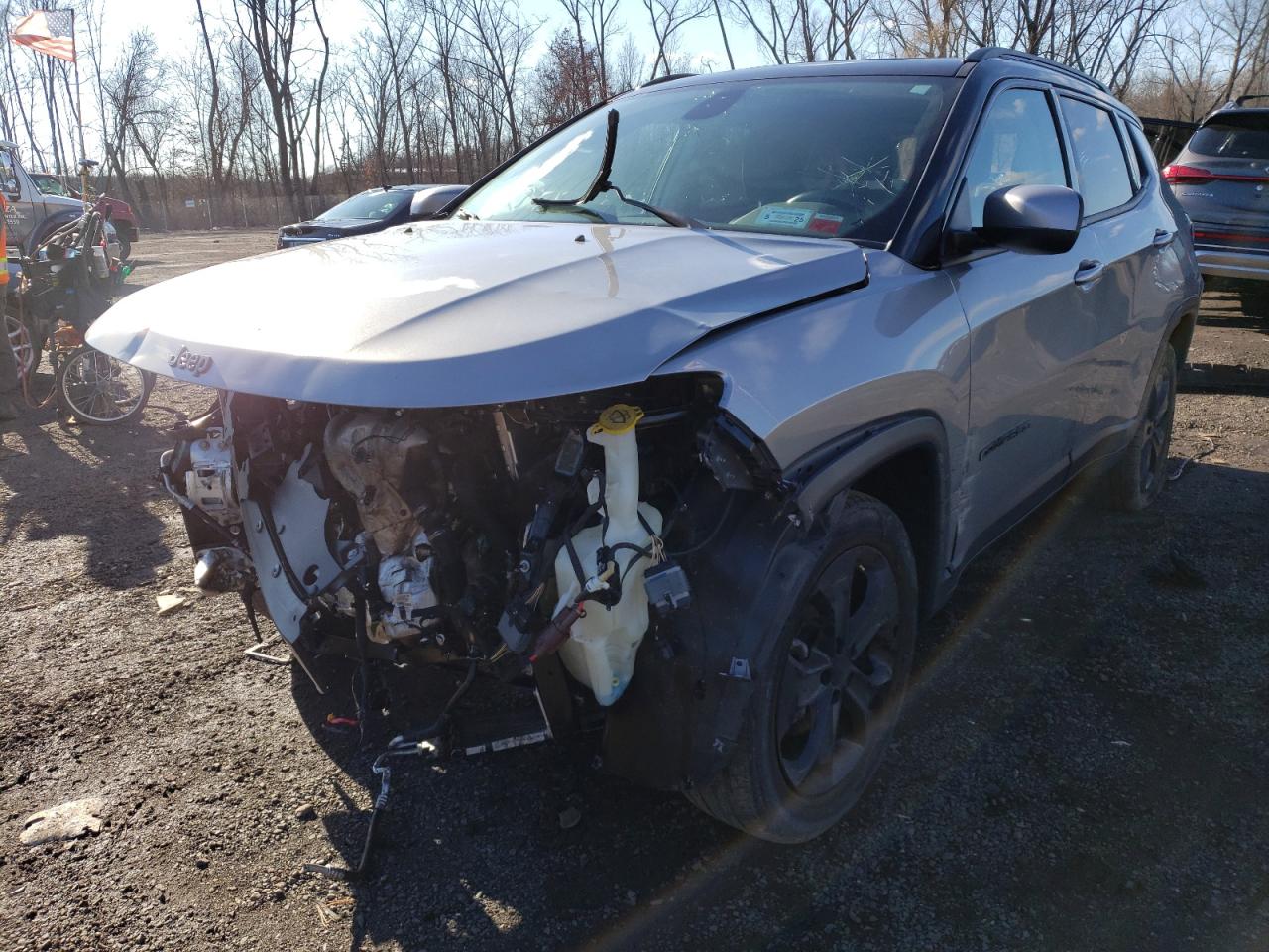 Image 1 of 2020 JEEP COMPASS LATITUDE 2020 with VIN 3C4NJDBB7LT164913