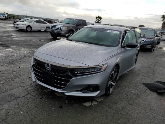 Image 1 of 2022 HONDA ACCORD HYBRID SPORT 2022 with VIN 1HGCV3F23NA011991