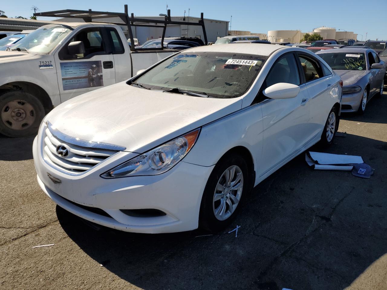 Image 1 of 2012 HYUNDAI SONATA GLS 2012 with VIN 5NPEB4AC9CH403160